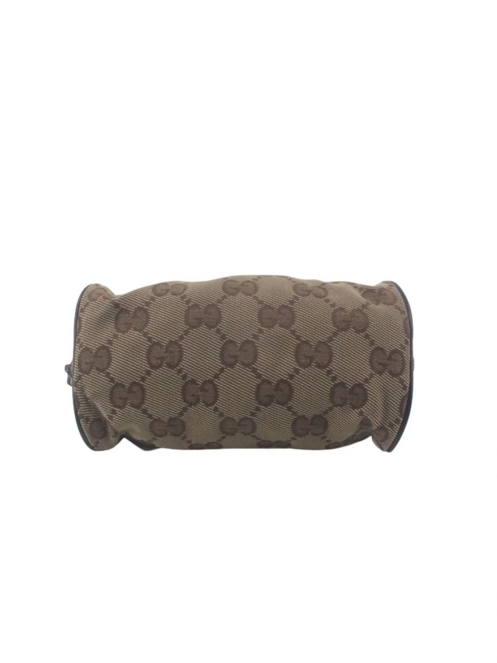 452. Gucci Brown GG Supreme Toiletry Pouch-small